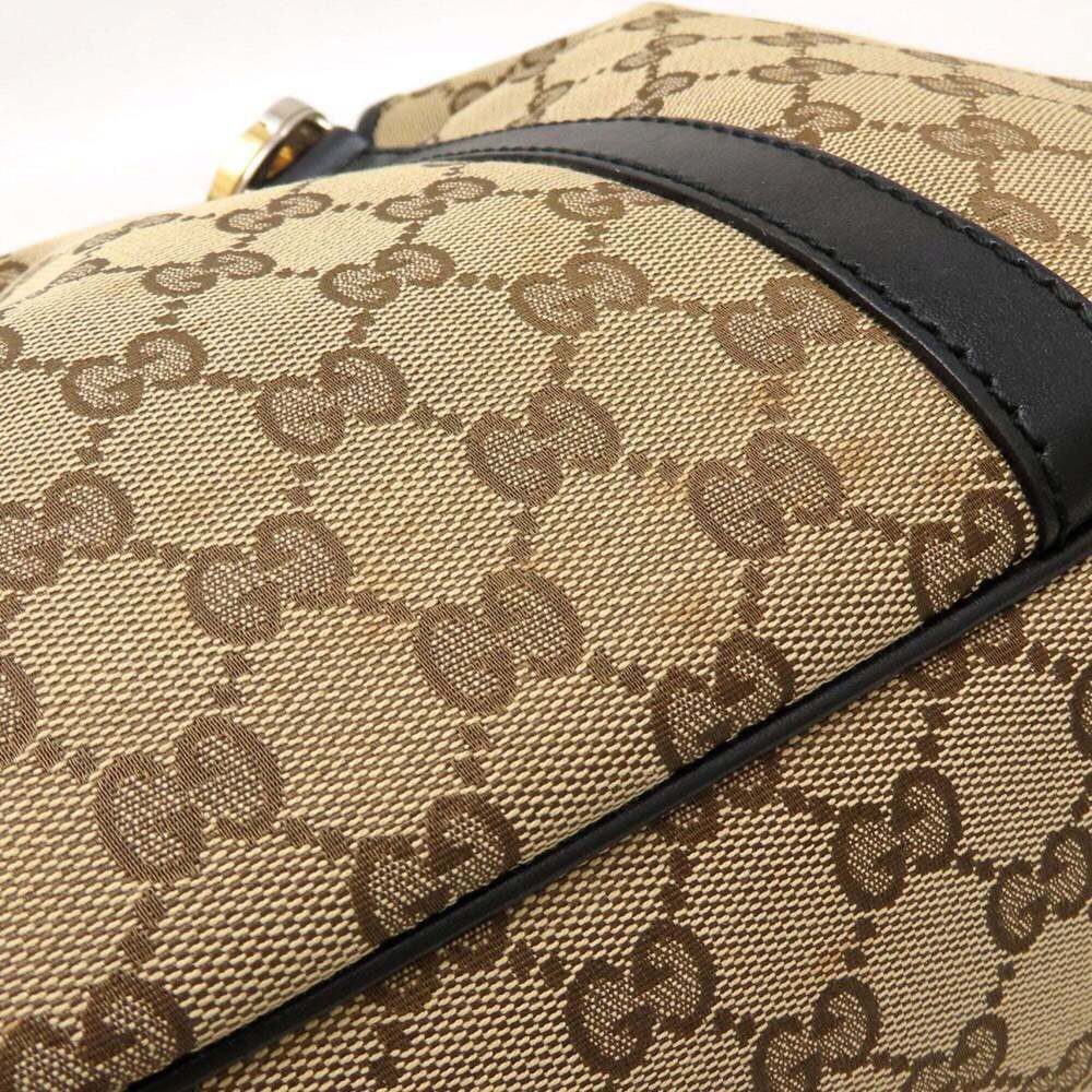 GUCCI Black Leather Tote Bag - Picture 15 of 16